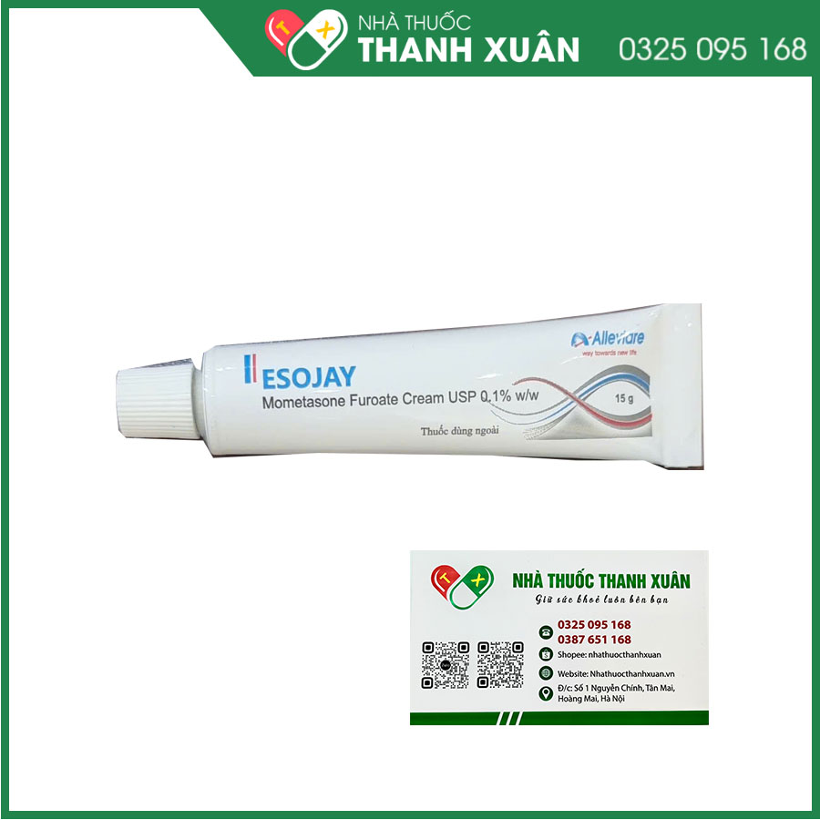 Esojay điều trị viêm da dị ứng và ngứa của bệnh vảy nến